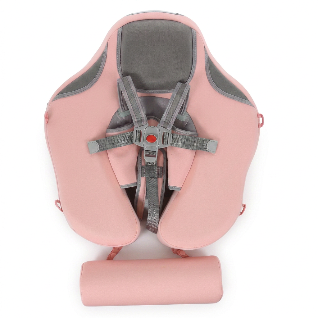 AquaNest baby float in blush pink